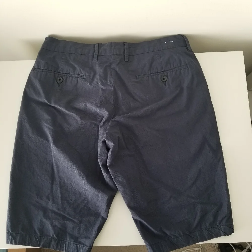 J Crew Navy Blue Slim Bedford Chino Shorts Size 31 Waist